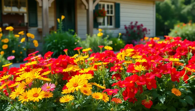 Comment créer un parterre de fleurs devant votre maison facilement